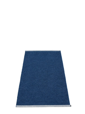 Pappelina Mono Dark Blue Runner Rug - Cloudberry Living