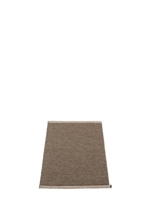Pappelina Mono Dark Brown Runner Rug - Cloudberry Living