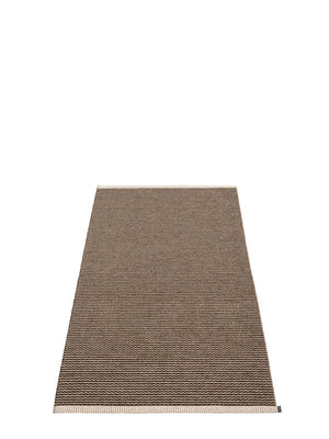 Pappelina Mono Dark Brown Runner Rug - Cloudberry Living