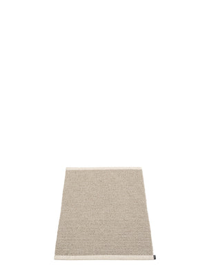 Pappelina Mono Dark Linen Runner Rug - Cloudberry Living
