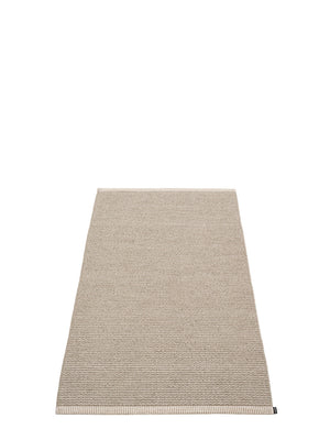 Pappelina Mono Dark Linen Runner Rug - Cloudberry Living