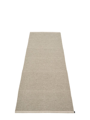 Pappelina Mono Dark Linen Runner Rug - Cloudberry Living