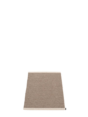 Pappelina Mono Dark Mud Runner Rug - Cloudberry Living