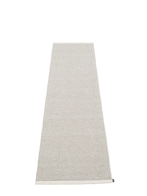 Pappelina Mono Fossil Grey Runner Rug - Cloudberry Living