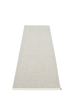Pappelina Mono Fossil Grey Runner Rug - Cloudberry Living