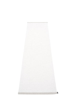 Pappelina Mono White Runner Rug - Cloudberry Living