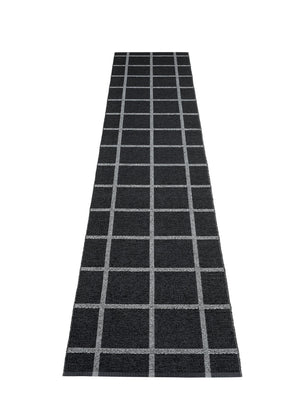 Pappelina Ada Black Runner Rug - Cloudberry Living