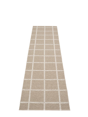 Pappelina Ada Dark Linen Runner Rug - Cloudberry Living