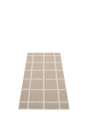 Pappelina Ada Dark Linen Runner Rug - Cloudberry Living