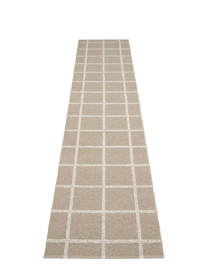 Pappelina Ada Dark Linen Runner Rug - Cloudberry Living