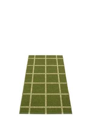 Pappelina Ada Dark Olive Runner Rug - Cloudberry Living