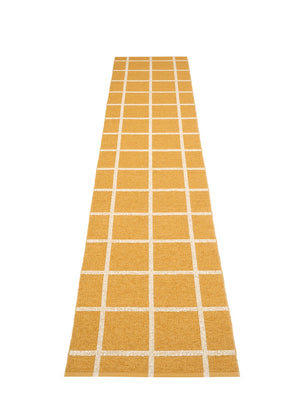 Pappelina Ada Ochre Runner Rug - Cloudberry Living