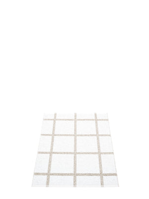 Pappelina Ada White Runner Rug - Cloudberry Living
