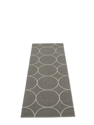 Pappelina Boo Charcoal Runner Rug - Cloudberry Living