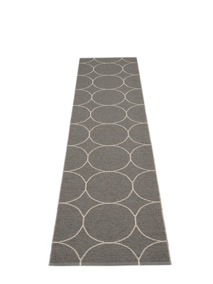 Pappelina Boo Charcoal Runner Rug - Cloudberry Living