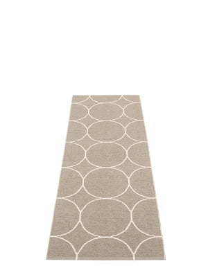 Pappelina Boo Dark Linen Runner Rug - Cloudberry Living