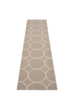 Pappelina Boo Dark Linen Runner Rug - Cloudberry Living