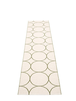 Pappelina Boo Dark Olive Runner Rug - Cloudberry Living