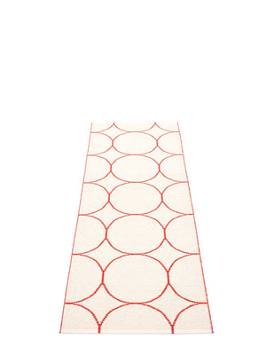 Pappelina Boo Red/Vanilla Runner Rug - Cloudberry Living