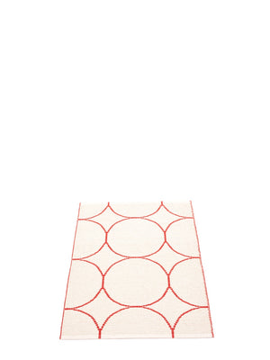 Pappelina Boo Red/Vanilla Runner Rug - Cloudberry Living