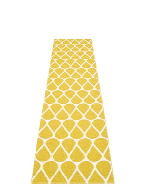 Pappelina Otis Mustard / Vanilla Runner Rug - Cloudberry Living