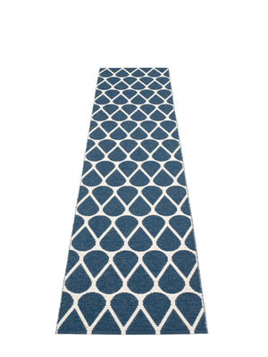Pappelina Otis Ocean Blue Runner Rug - Cloudberry Living