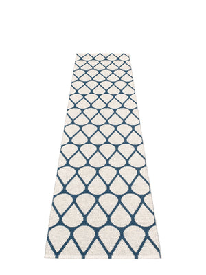 Pappelina Otis Ocean Blue Runner Rug - Cloudberry Living