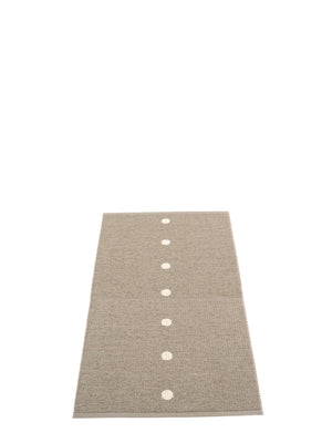 Pappelina Peg Dark Linen Runner Rug - Cloudberry Living