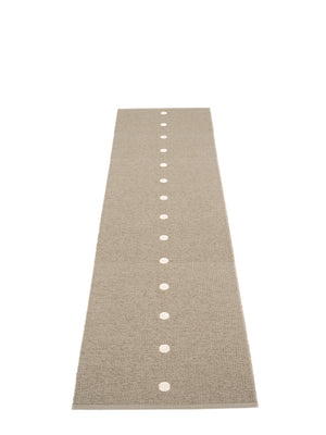 Pappelina Peg Dark Linen Runner Rug - Cloudberry Living