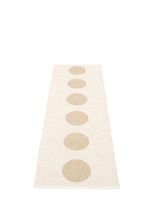 Pappelina Vera Beige Runner Rug, - Cloudberry Living