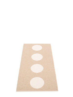 Pappelina Vera Beige Runner Rug, - Cloudberry Living
