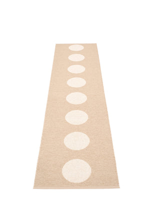 Pappelina Vera Beige Runner Rug, - Cloudberry Living
