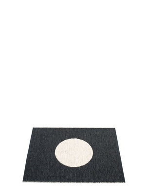 Pappelina Vera Black Runner Rug, - Cloudberry Living