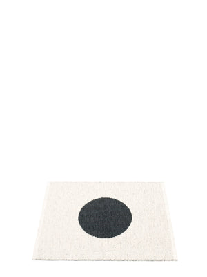 Pappelina Vera Black Runner Rug, - Cloudberry Living