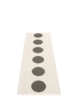 Pappelina Vera Charcoal Runner Rug, - Cloudberry Living