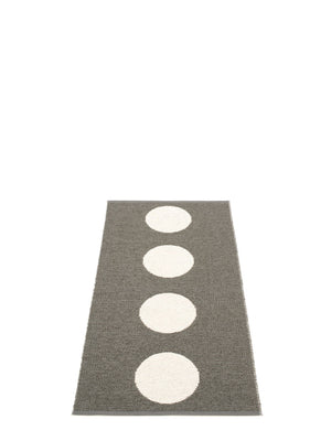 Pappelina Vera Charcoal Runner Rug, - Cloudberry Living