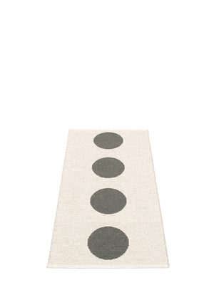 Pappelina Vera Charcoal Runner Rug, - Cloudberry Living