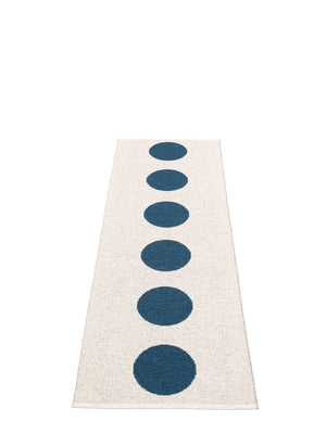 Pappelina Vera Ocean Blue Runner Rug, - Cloudberry Living