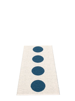 Pappelina Vera Ocean Blue Runner Rug, - Cloudberry Living