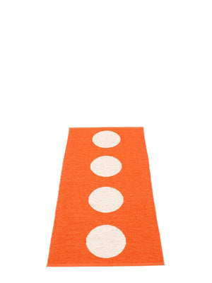 Pappelina Vera Orange Runner Rug, - Cloudberry Living