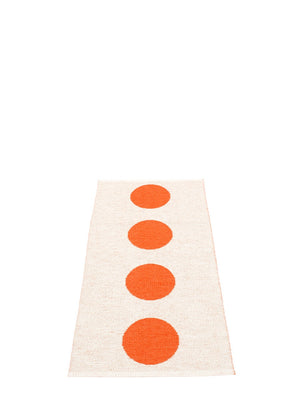 Pappelina Vera Orange Runner Rug, - Cloudberry Living