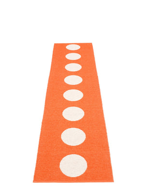 Pappelina Vera Orange Runner Rug, - Cloudberry Living