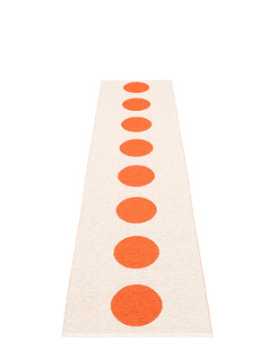 Pappelina Vera Orange Runner Rug, - Cloudberry Living