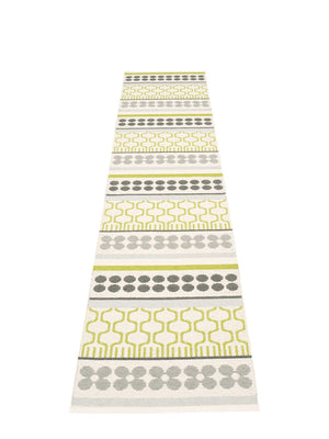 Pappelina Asta Runner Rug Lime - Cloudberry Living