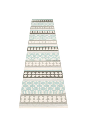 Pappelina Asta Runner Rug Pale Turquoise - Cloudberry Living