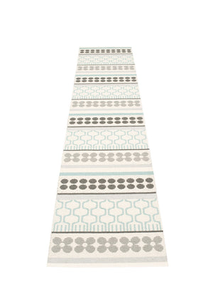 Pappelina Asta Runner Rug Pale Turquoise - Cloudberry Living