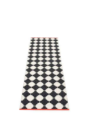 Pappelina Marre Black Runner Rug - Cloudberry Living