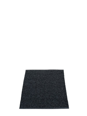 Pappelina Svea Black Metallic Runner Rug - Cloudberry Living