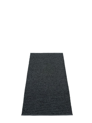 Pappelina Svea Black Metallic Runner Rug - Cloudberry Living