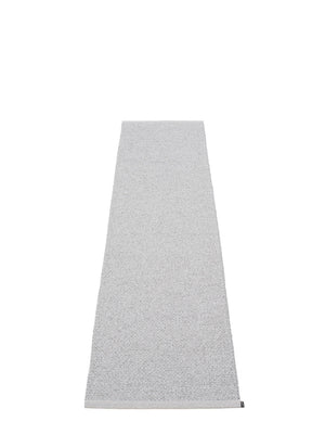 Pappelina Svea Grey Metallic Runner Rug - Cloudberry Living